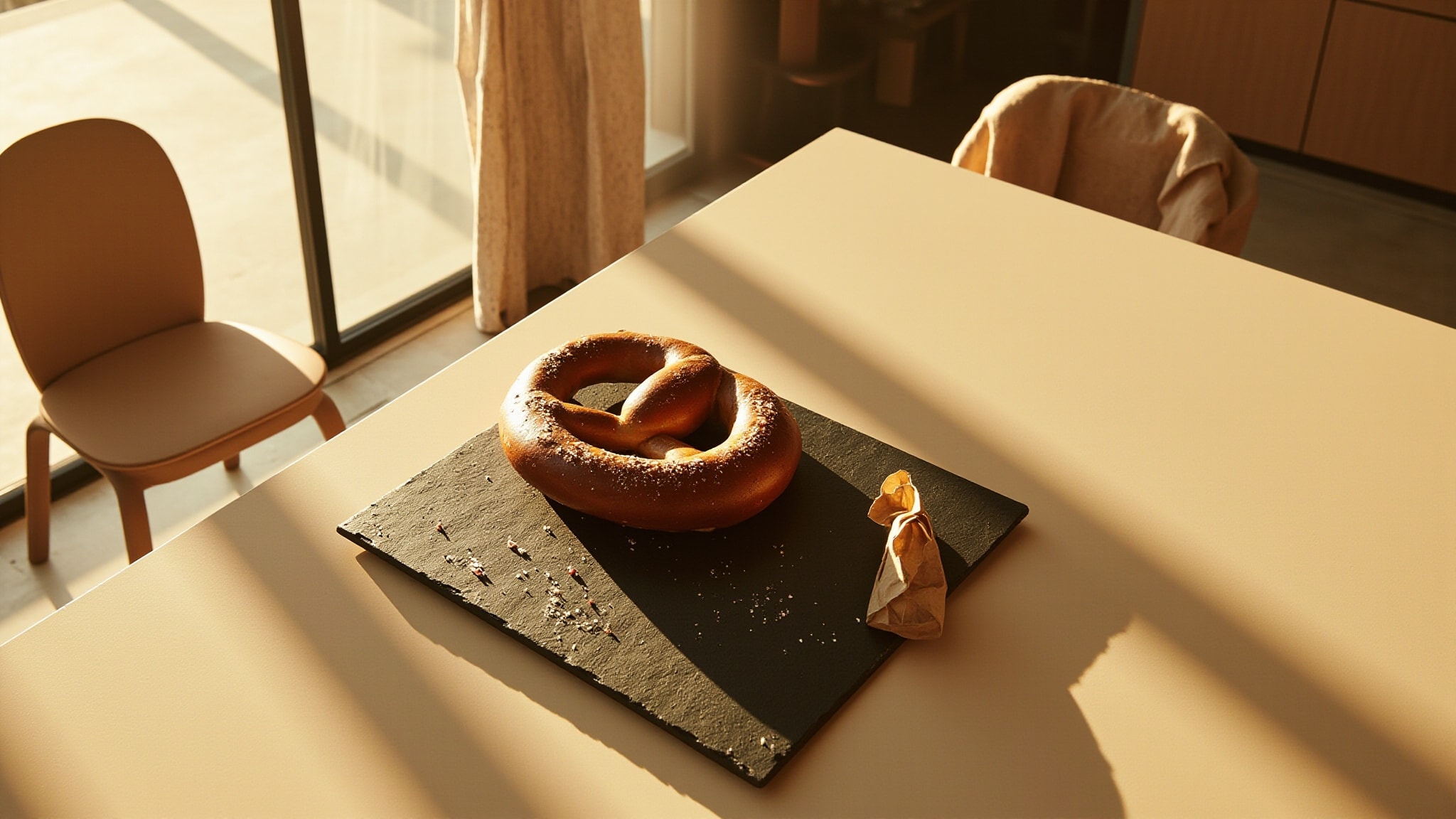 Spiced Butter Pretzels by The Dua Brand. Atmospheric mood