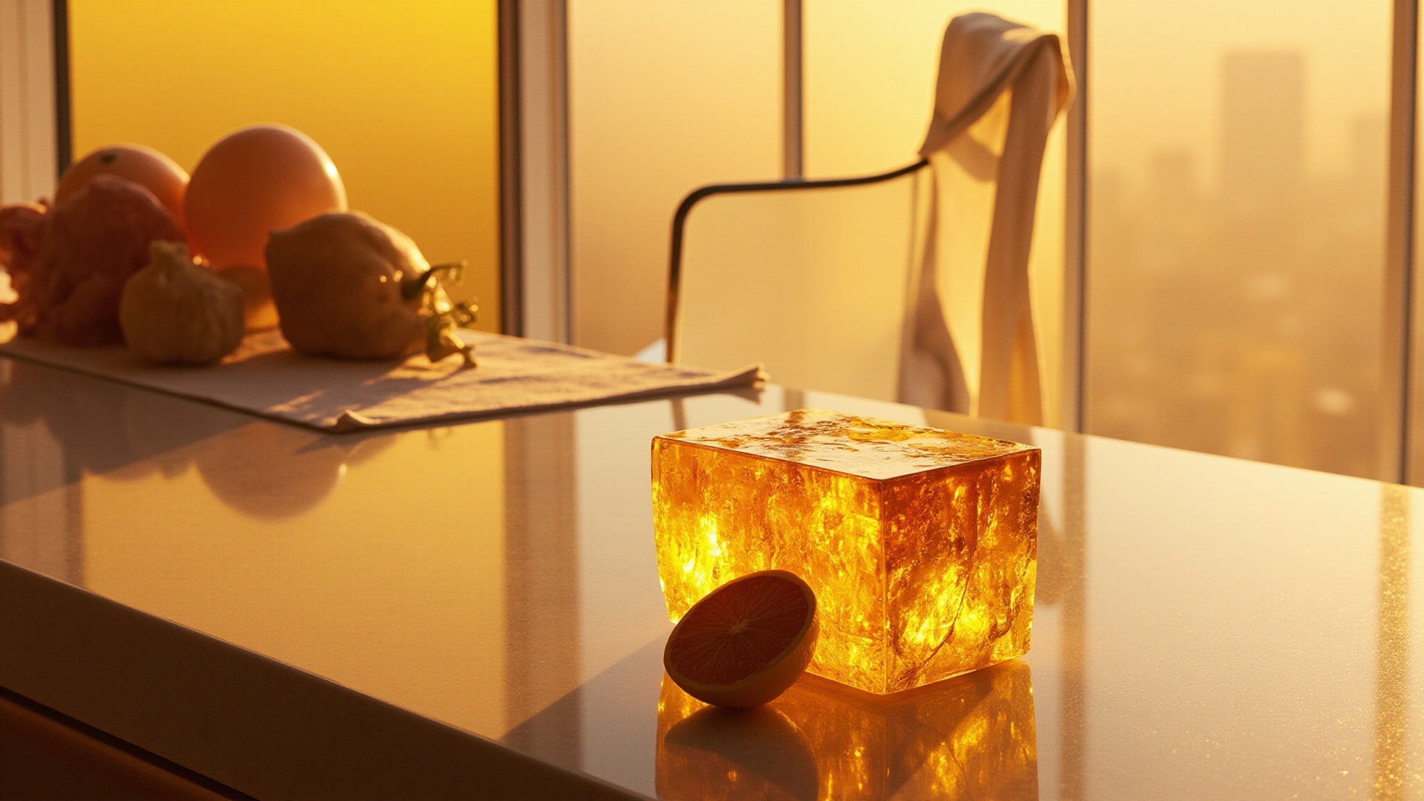Starfall Amber by The Dua Brand. Atmospheric mood