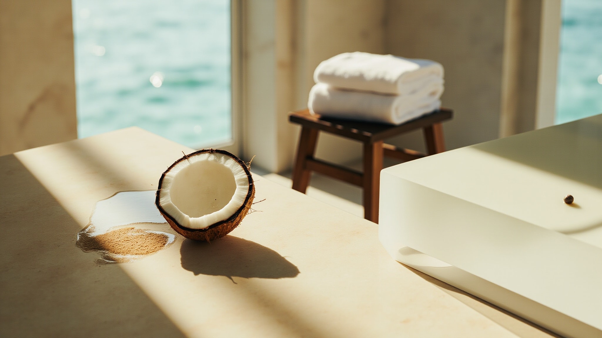 Sunlit Coco Tonka by The Dua Brand. Atmospheric mood