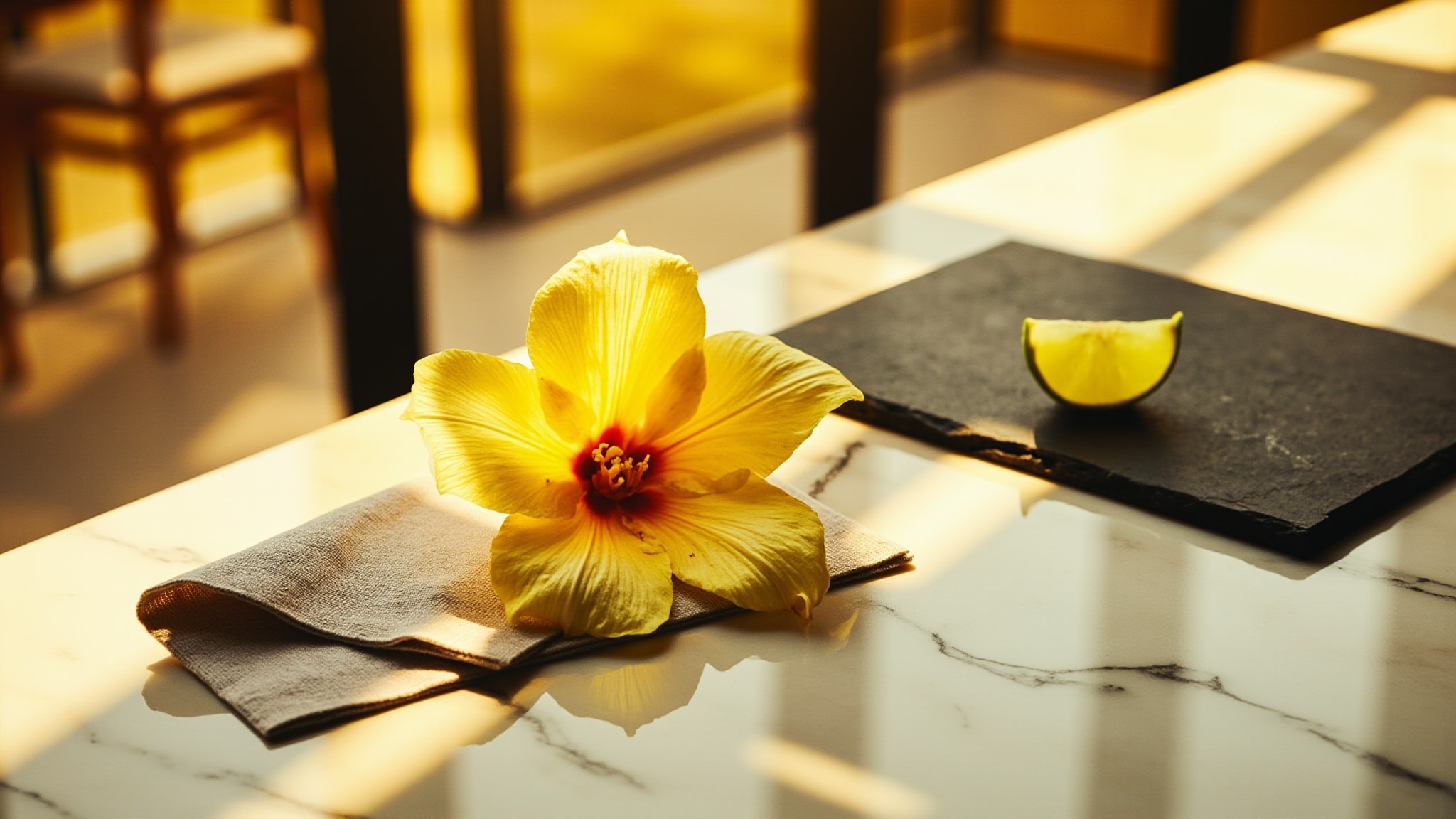 Sunlit Ylang by The Dua Brand. Atmospheric mood
