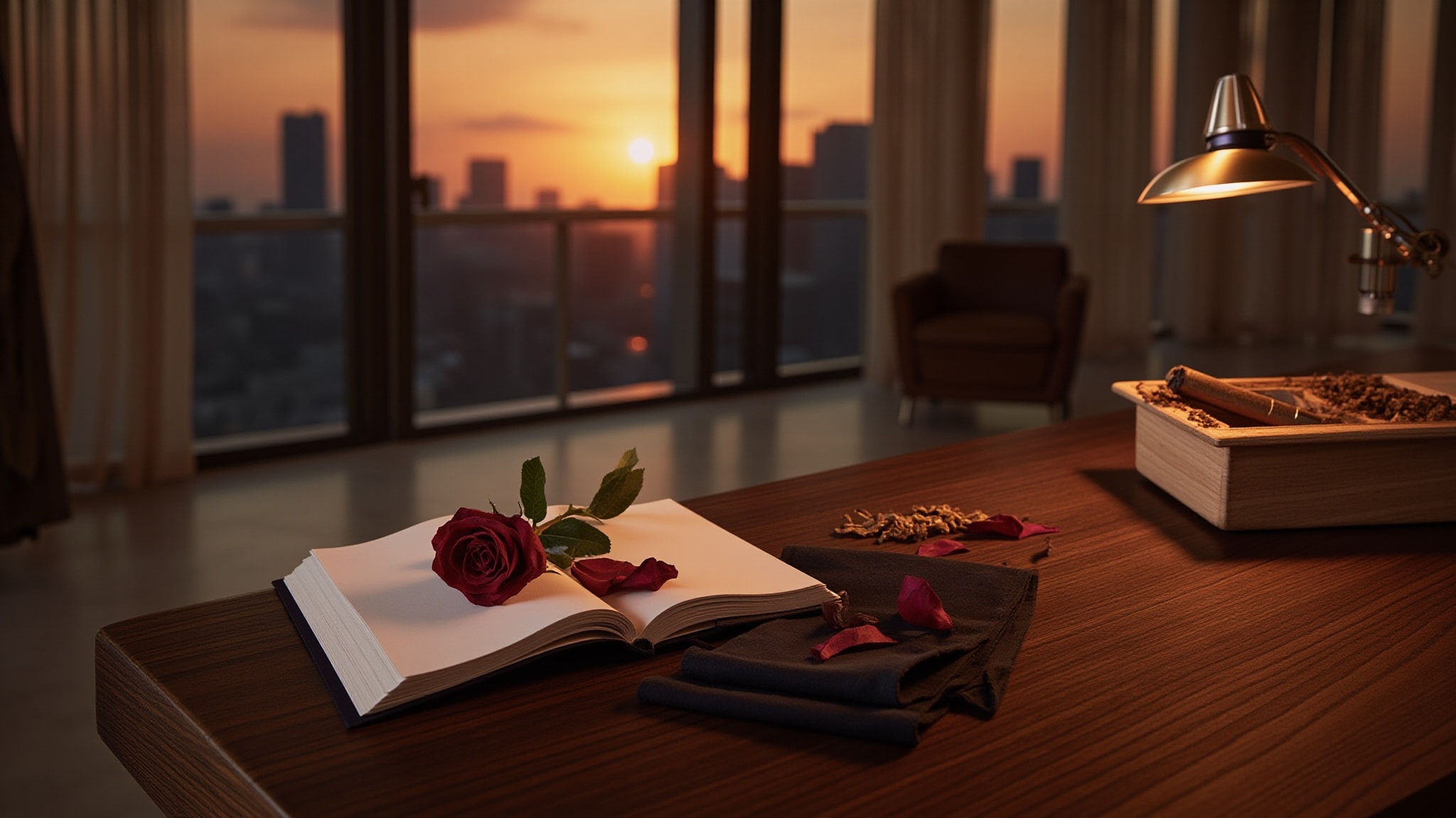 Une Rose Pakistani by The Dua Brand. Atmospheric mood