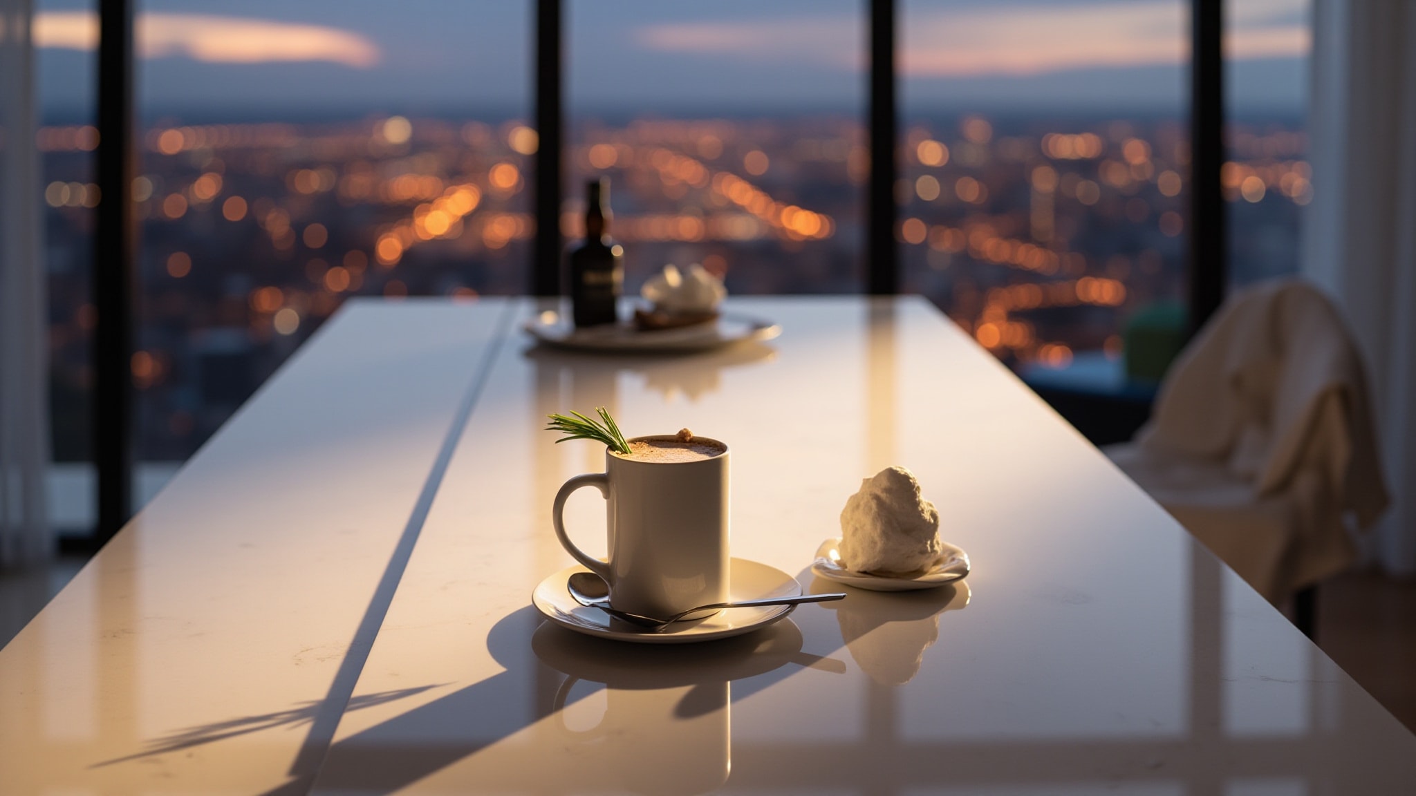 White Hot Chocolate & Rum by The Dua Brand. Atmospheric mood