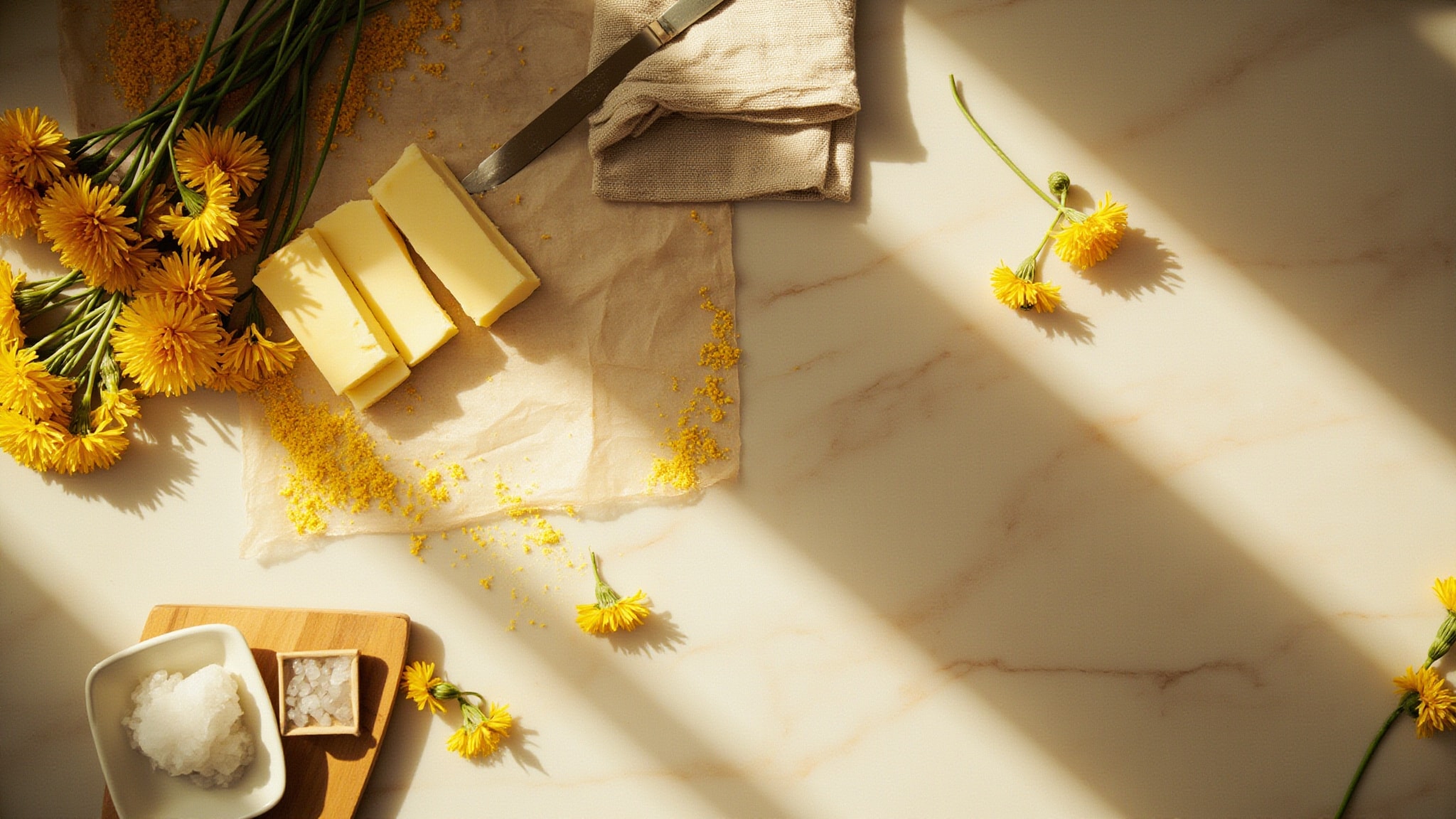 Yellow Dandelion by The Dua Brand. Atmospheric mood