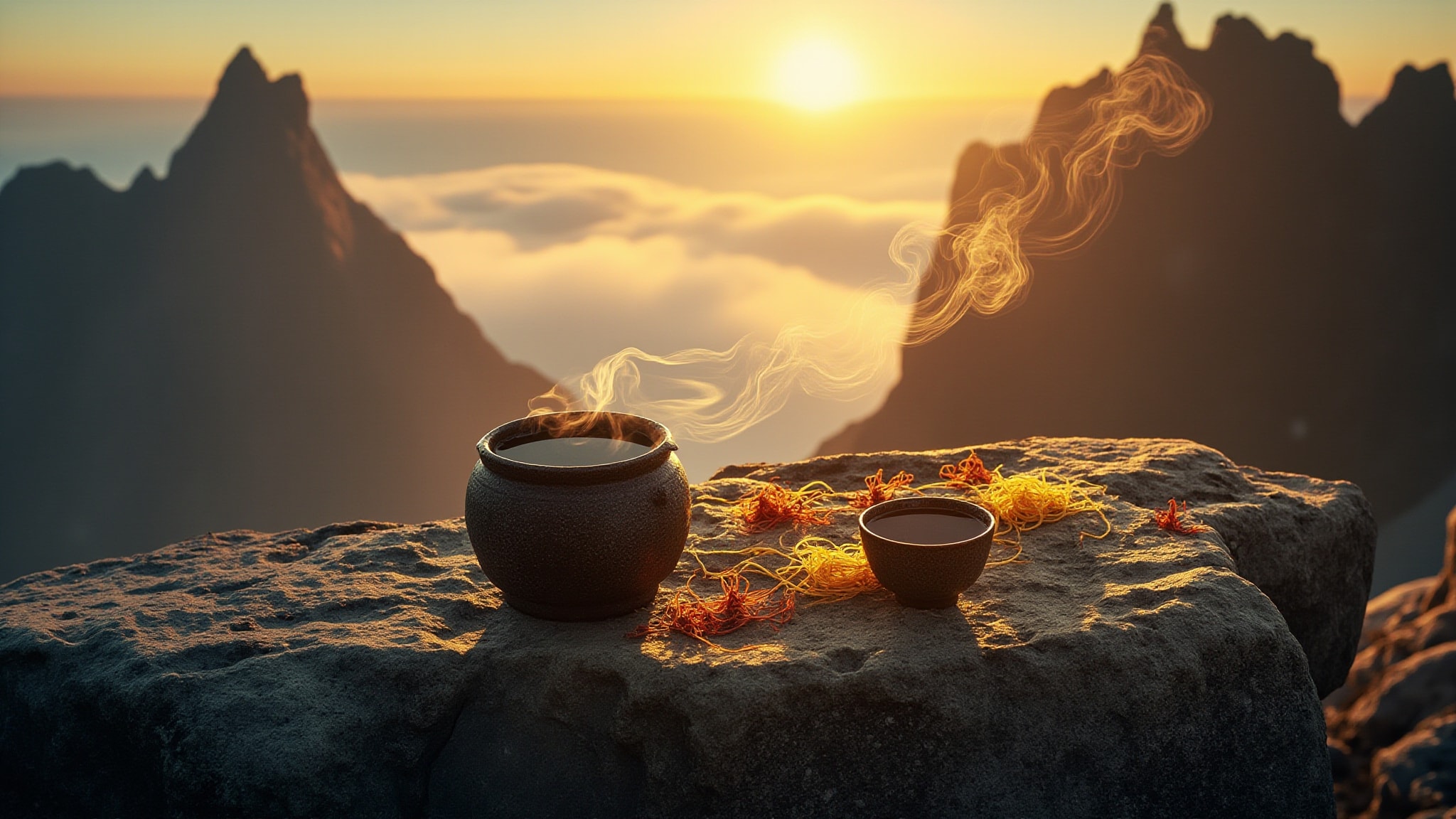 The Mountain Standing Still by Floraïku. Atmospheric mood