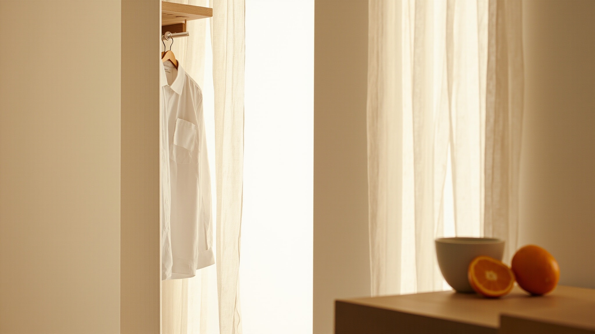 The Poplin Shirt by Zara. Atmospheric mood