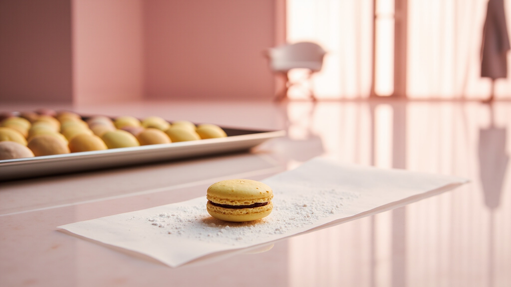 Almond Macaron by The Sugar Societies. Atmospheric mood