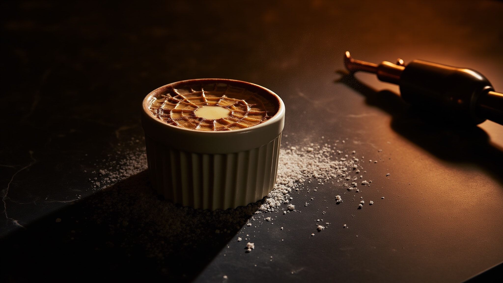 Creme Brûlée by Theodoros Kalotinis. Atmospheric mood