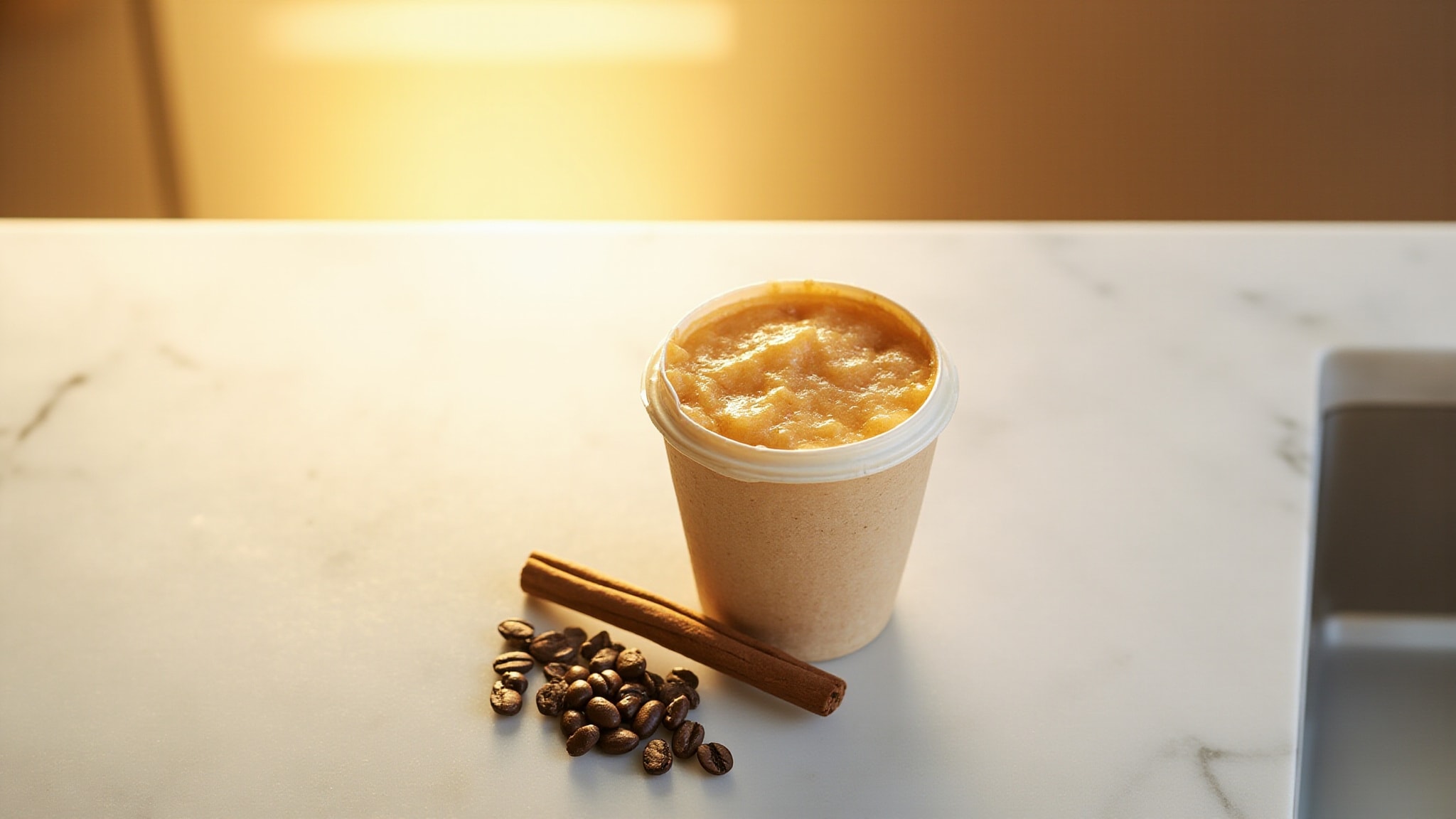 Pumpkin Spice Latte by Theodoros Kalotinis. Atmospheric mood