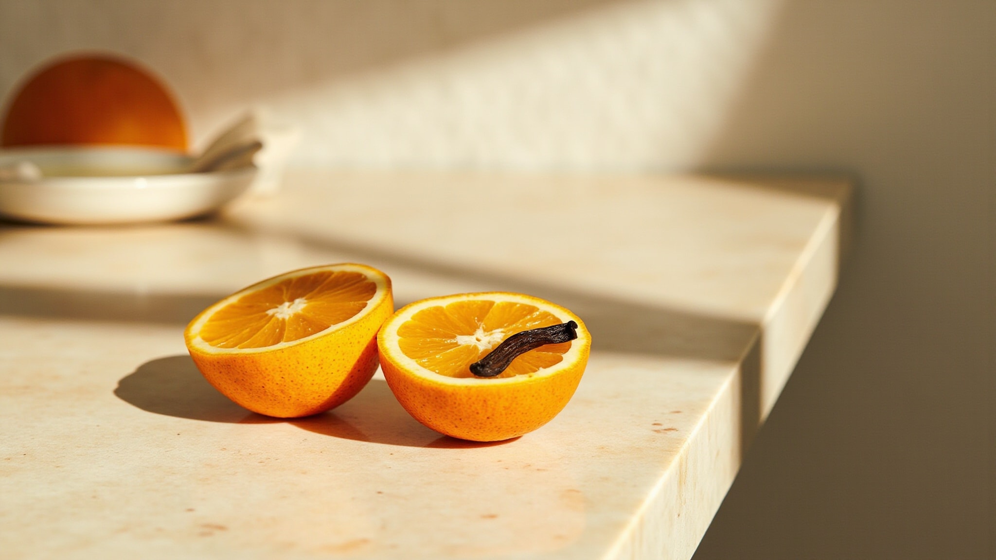 Ambersweet Orange by Thymes. Atmospheric mood