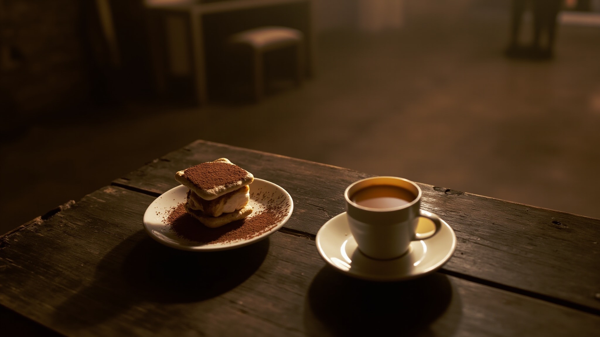 Tiramisu S’mores by Zimaya. Atmospheric mood