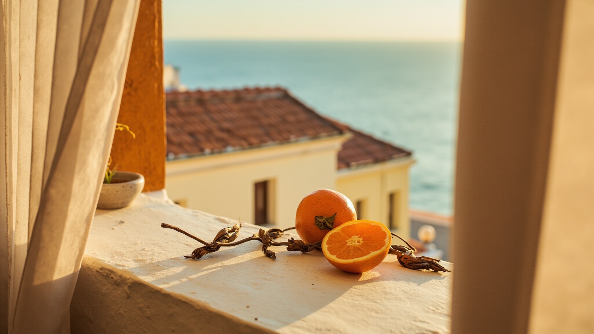 Santorini by Toni Cabal. Atmospheric mood