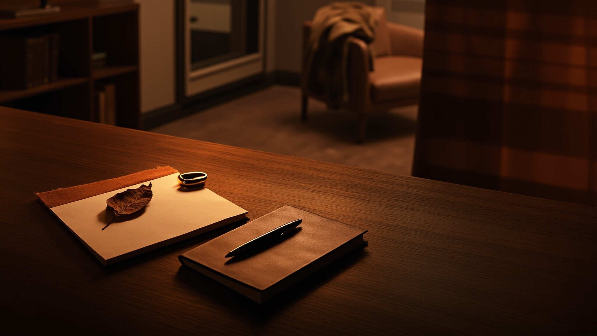 Tobacco Leather by Toni Cabal. Atmospheric mood