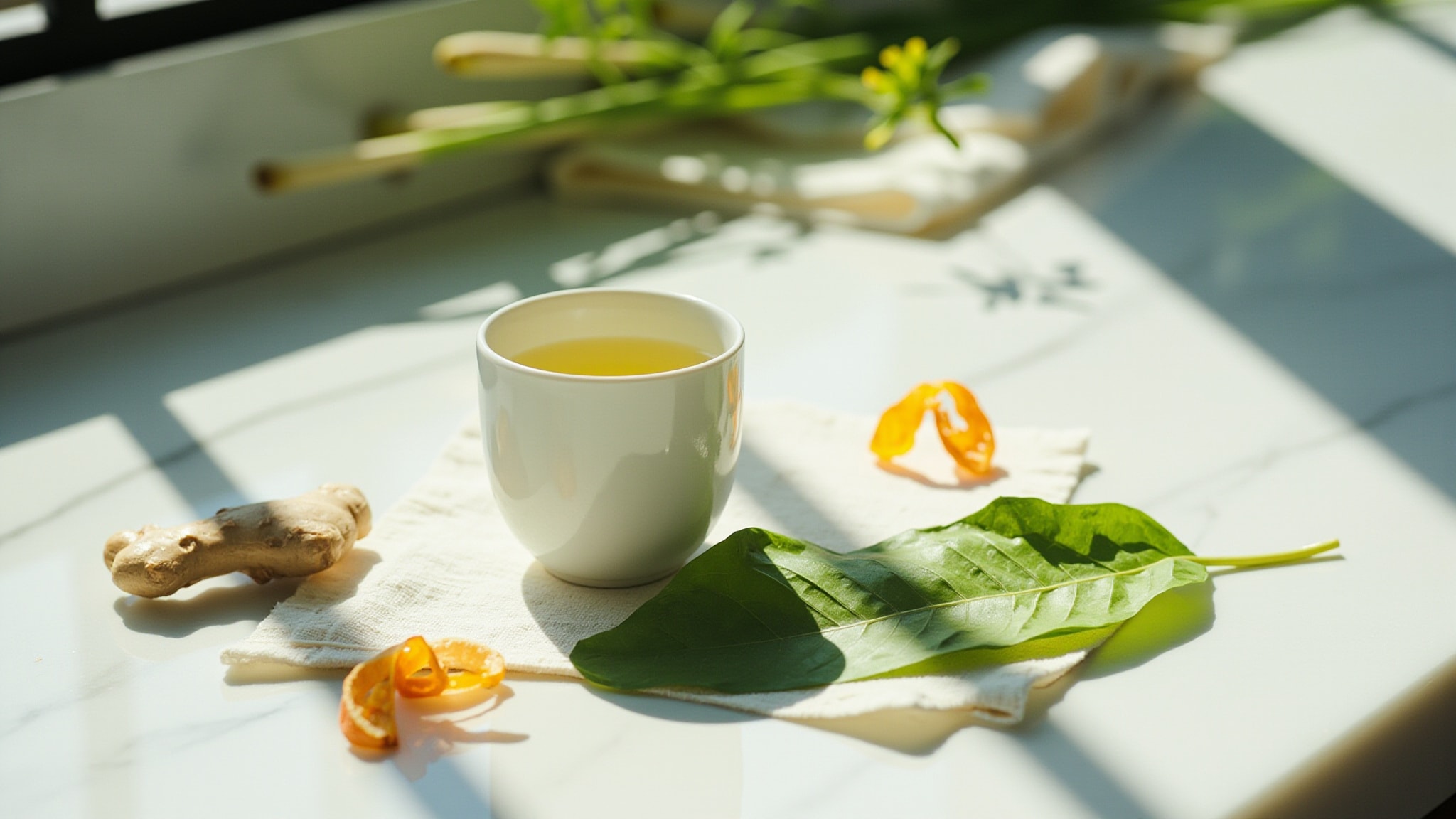 White Tea by Toni Cabal. Atmospheric mood