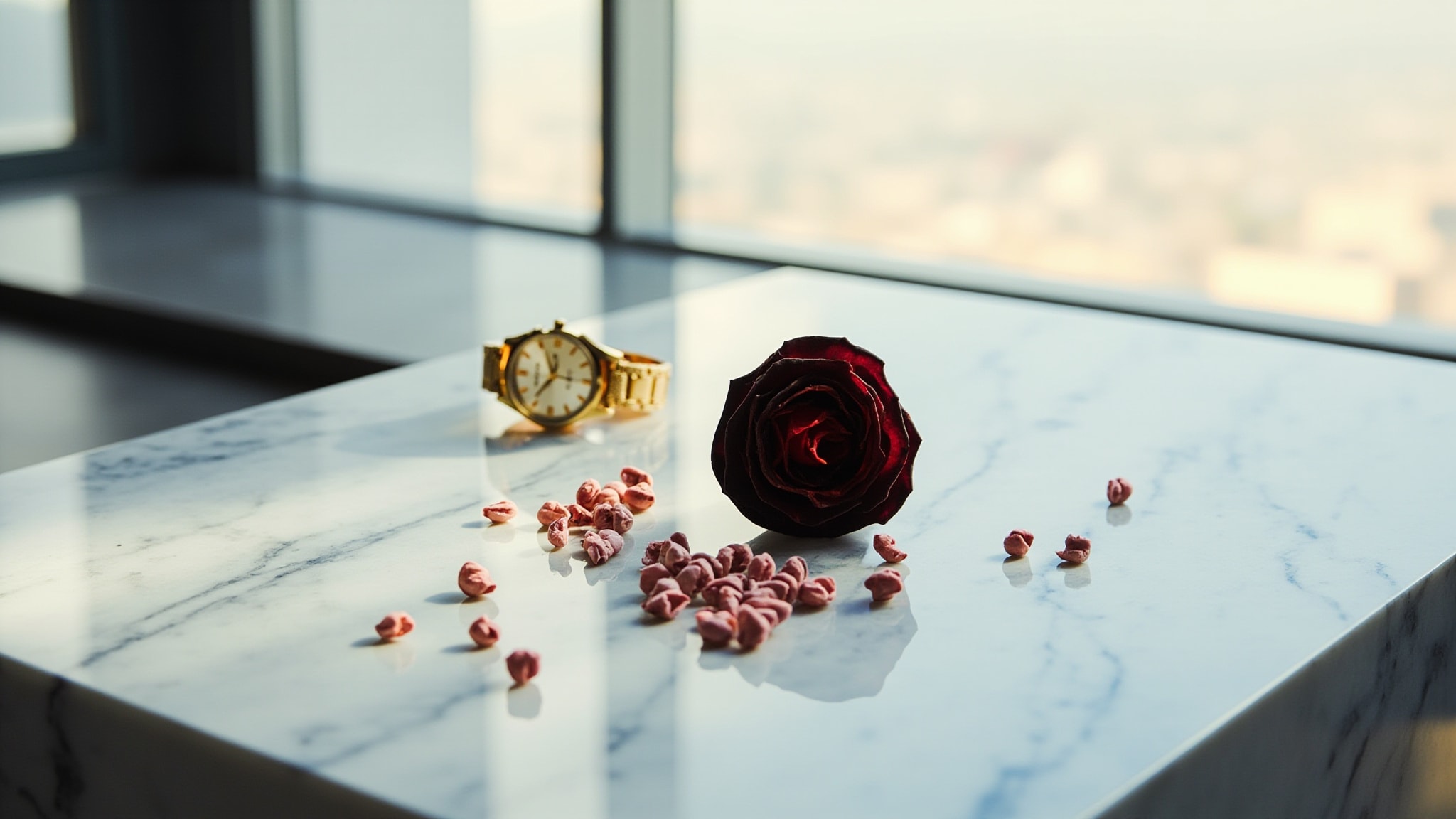 The Black Rose by Trussardi. Atmospheric mood