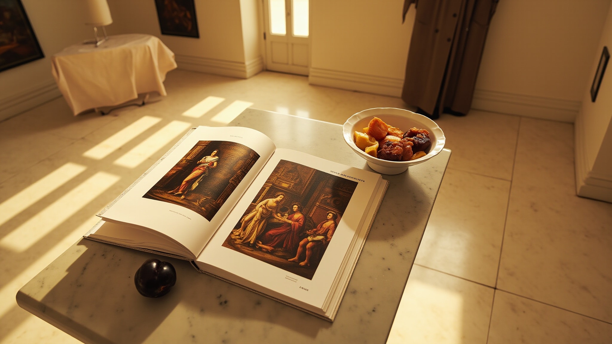 The Paintings of Palazzo Reale by Trussardi. Atmospheric mood