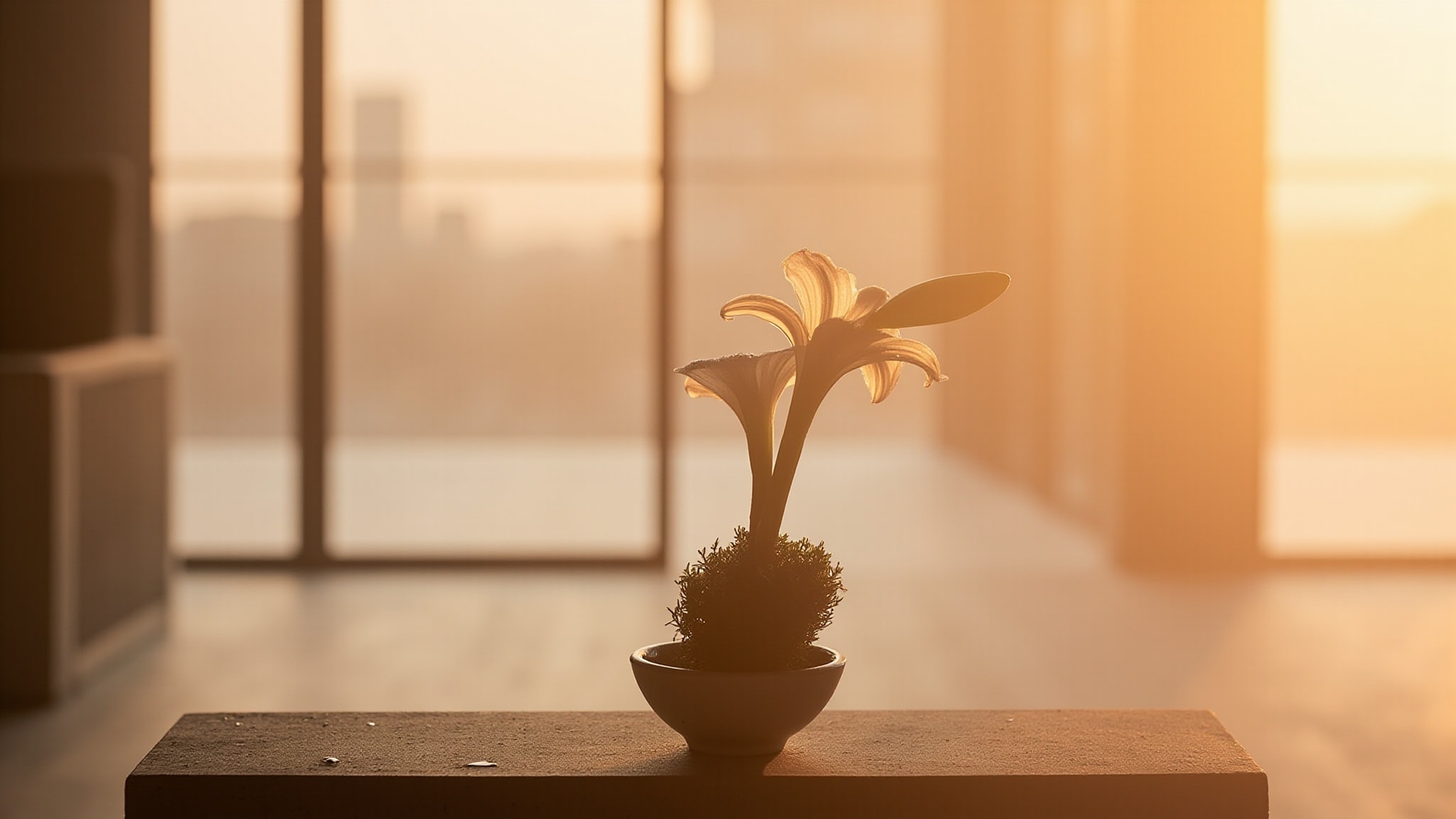 Oakmoss Lily Blossom by Tulip. Atmospheric mood