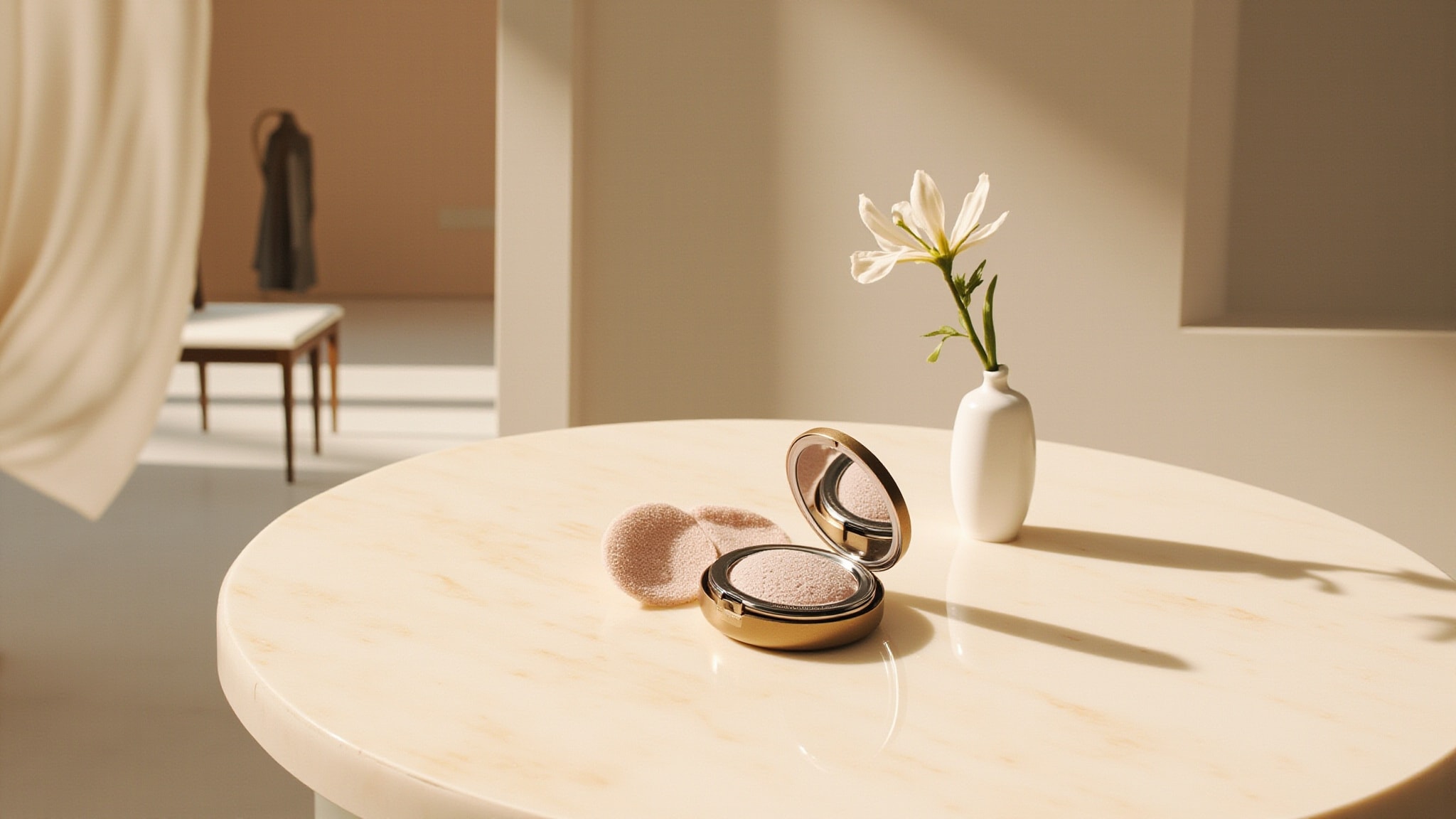 Valentina Poudre by Valentino. Atmospheric mood