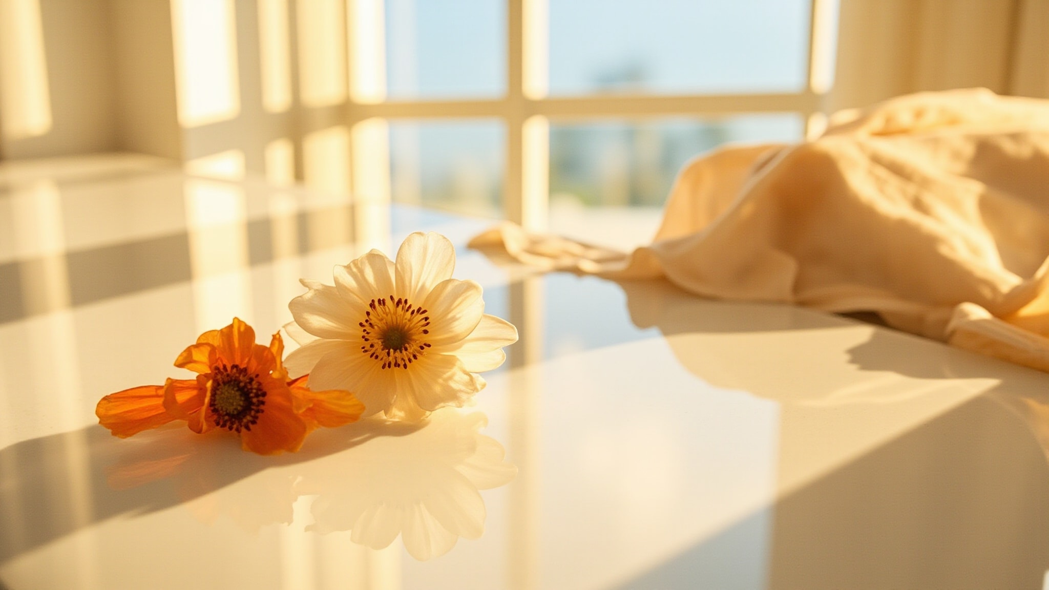 Embrace Marigold and Gardenia by Vera Wang. Atmospheric mood