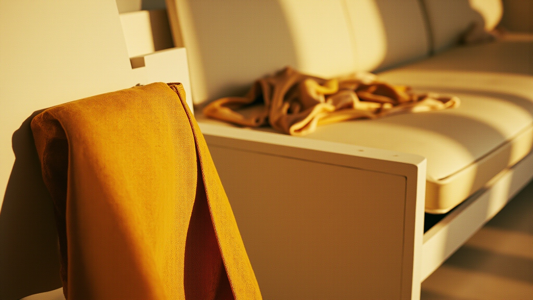 Yellow Jeans by Versace. Atmospheric mood