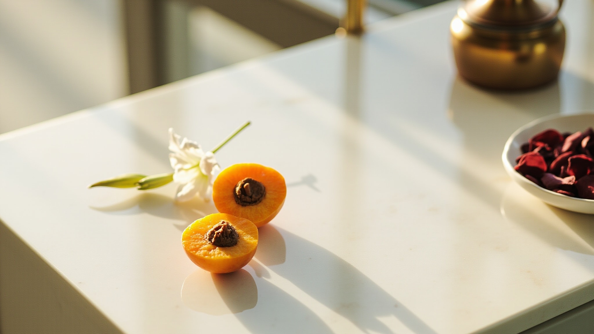 Apricot & Aprilia by Voluspa. Atmospheric mood