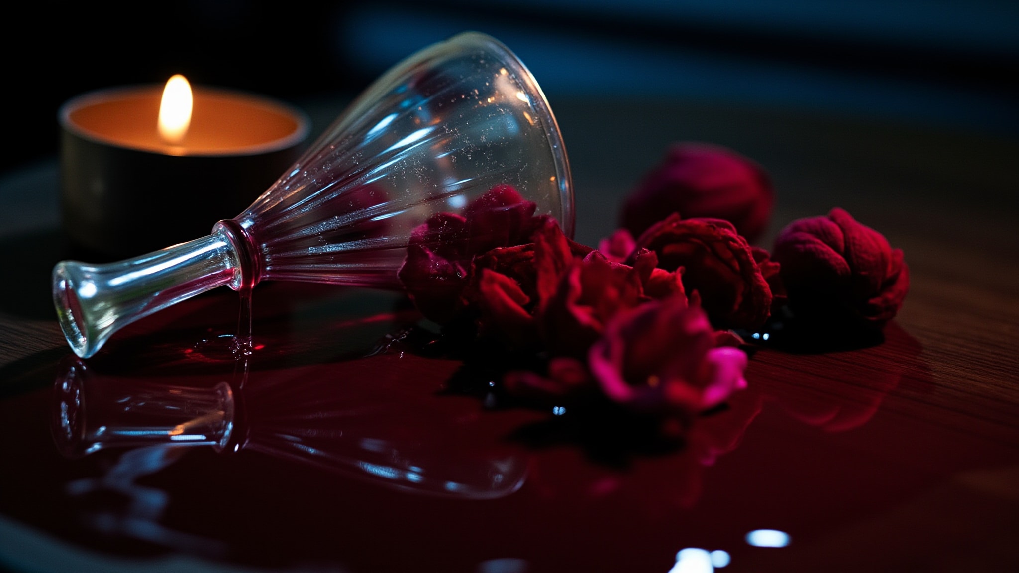 Wet Cherry Liquor by Bohoboco. Atmospheric mood