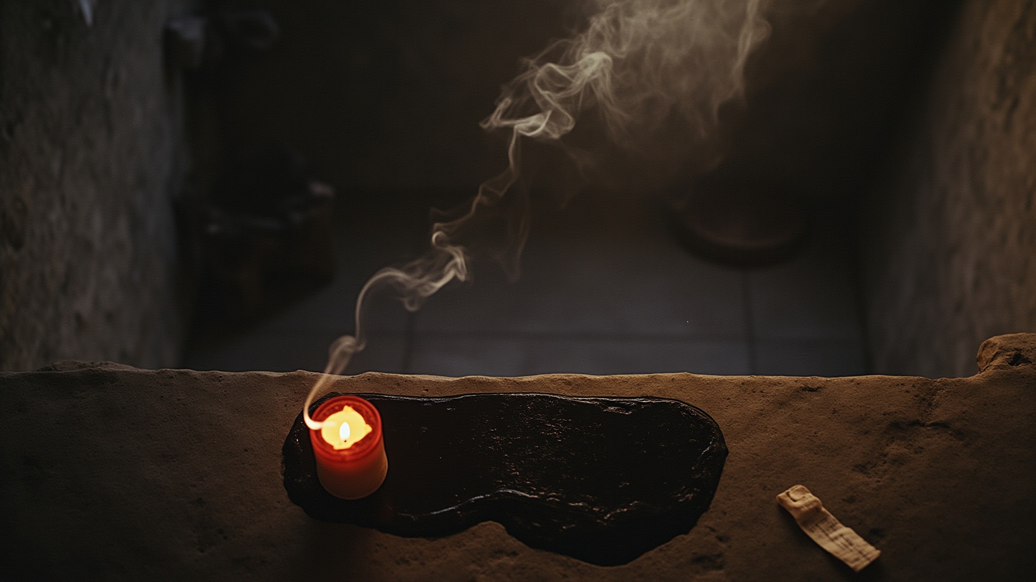 With the Candlestick by Clue Perfumery. Atmospheric mood