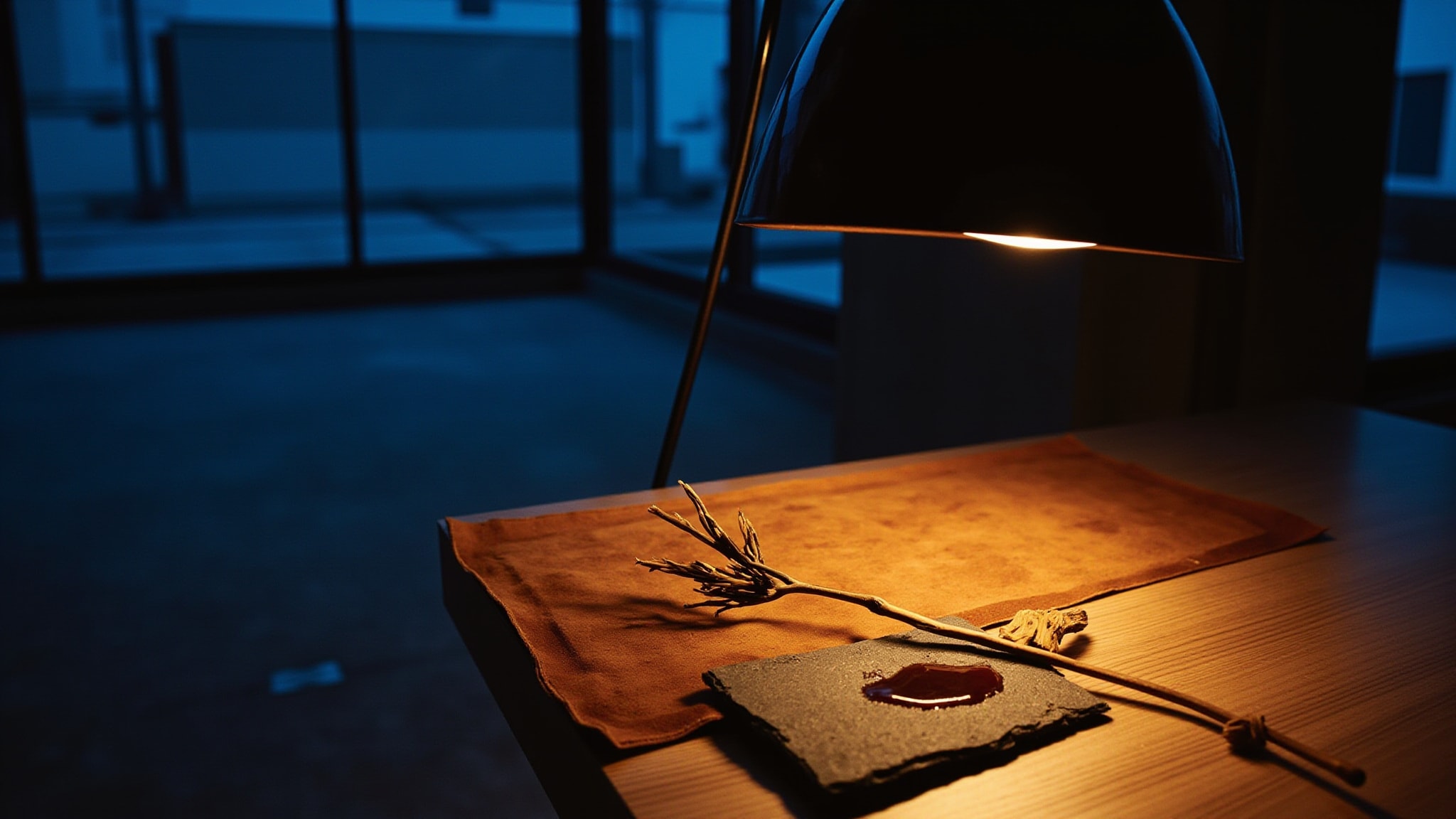 Leather + Benzoin by Womo. Atmospheric mood