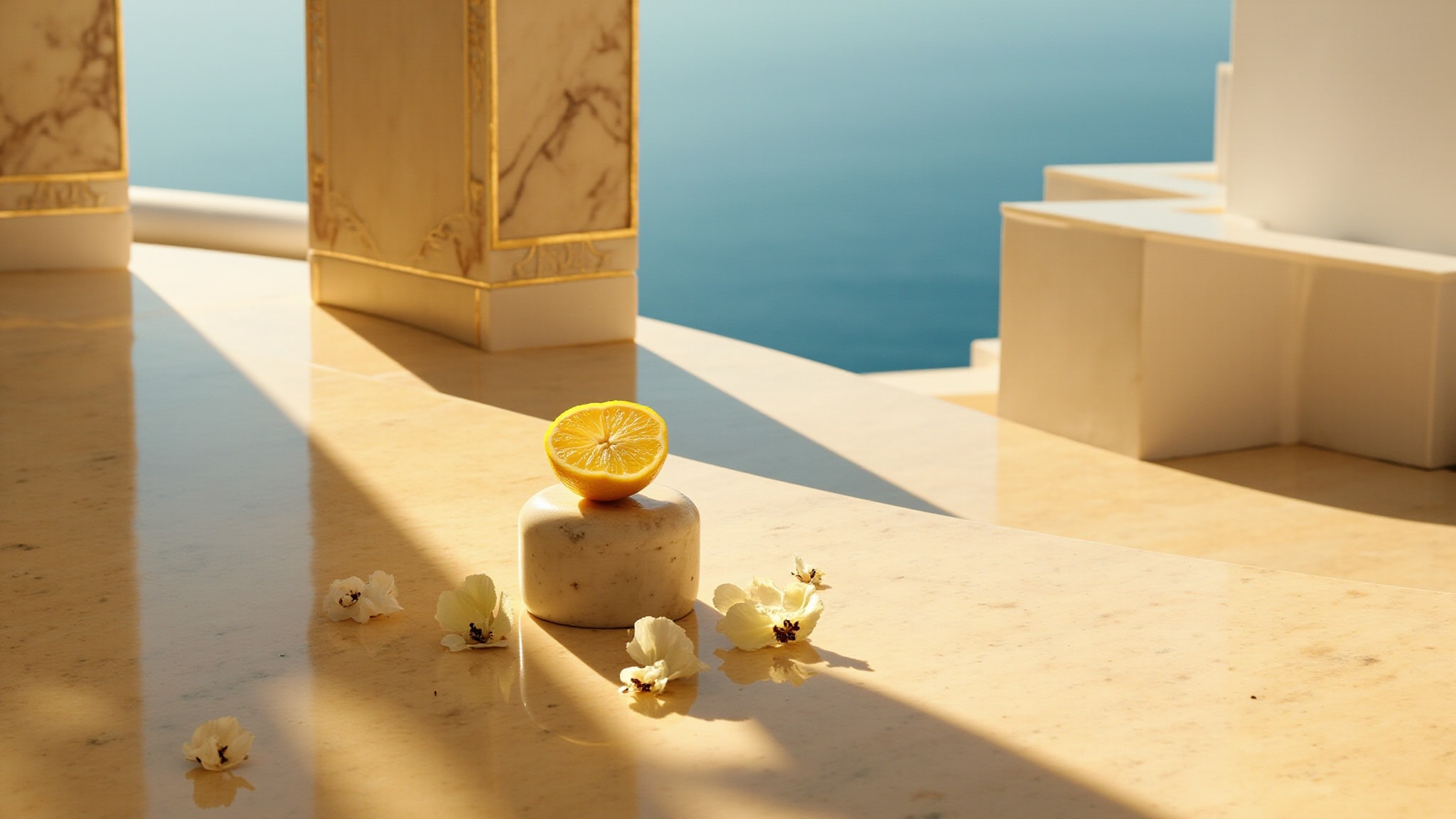 Yellow Diamond by Versace. Atmospheric mood