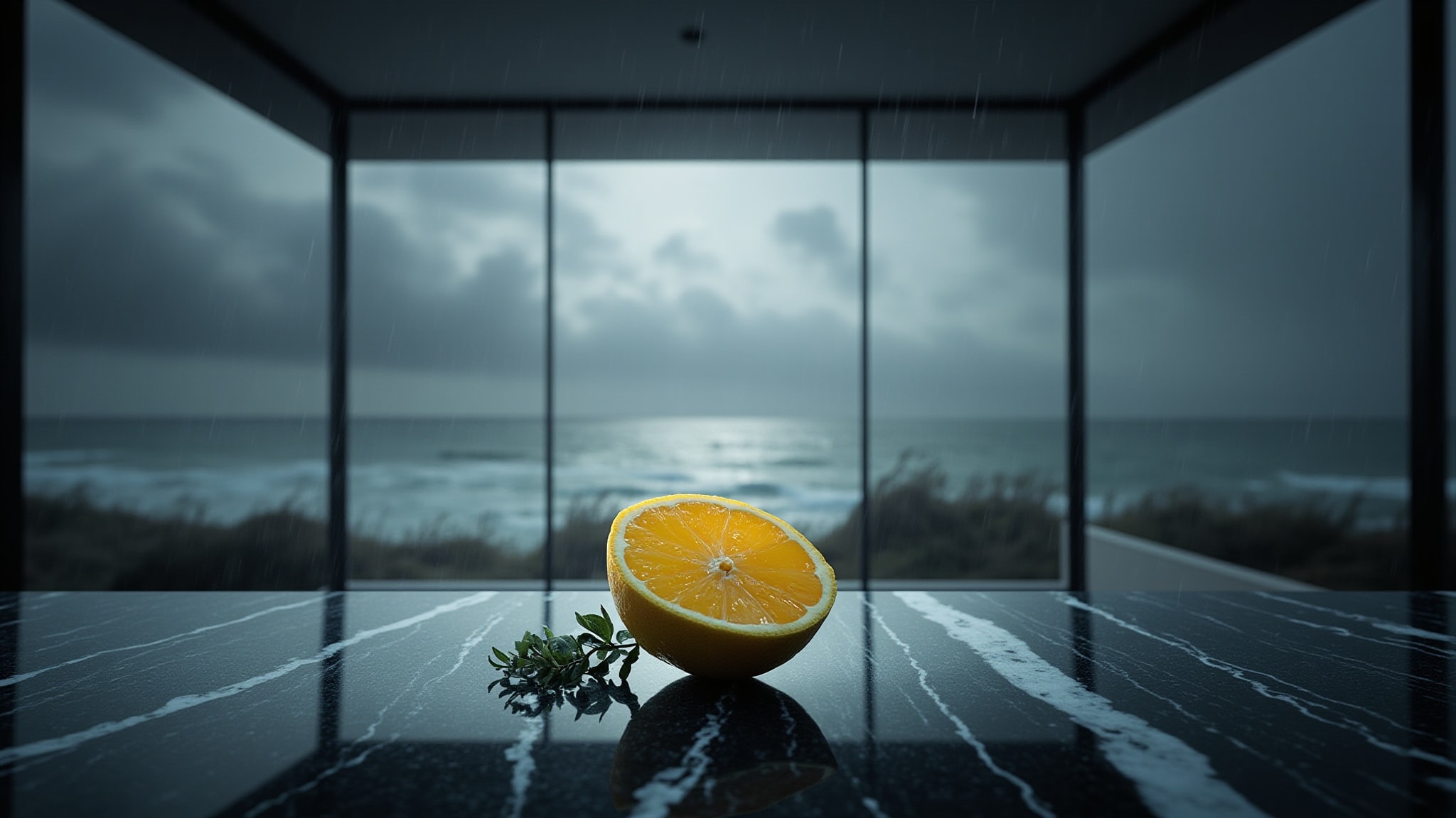 Sea Storm by Ynepsie. Atmospheric mood