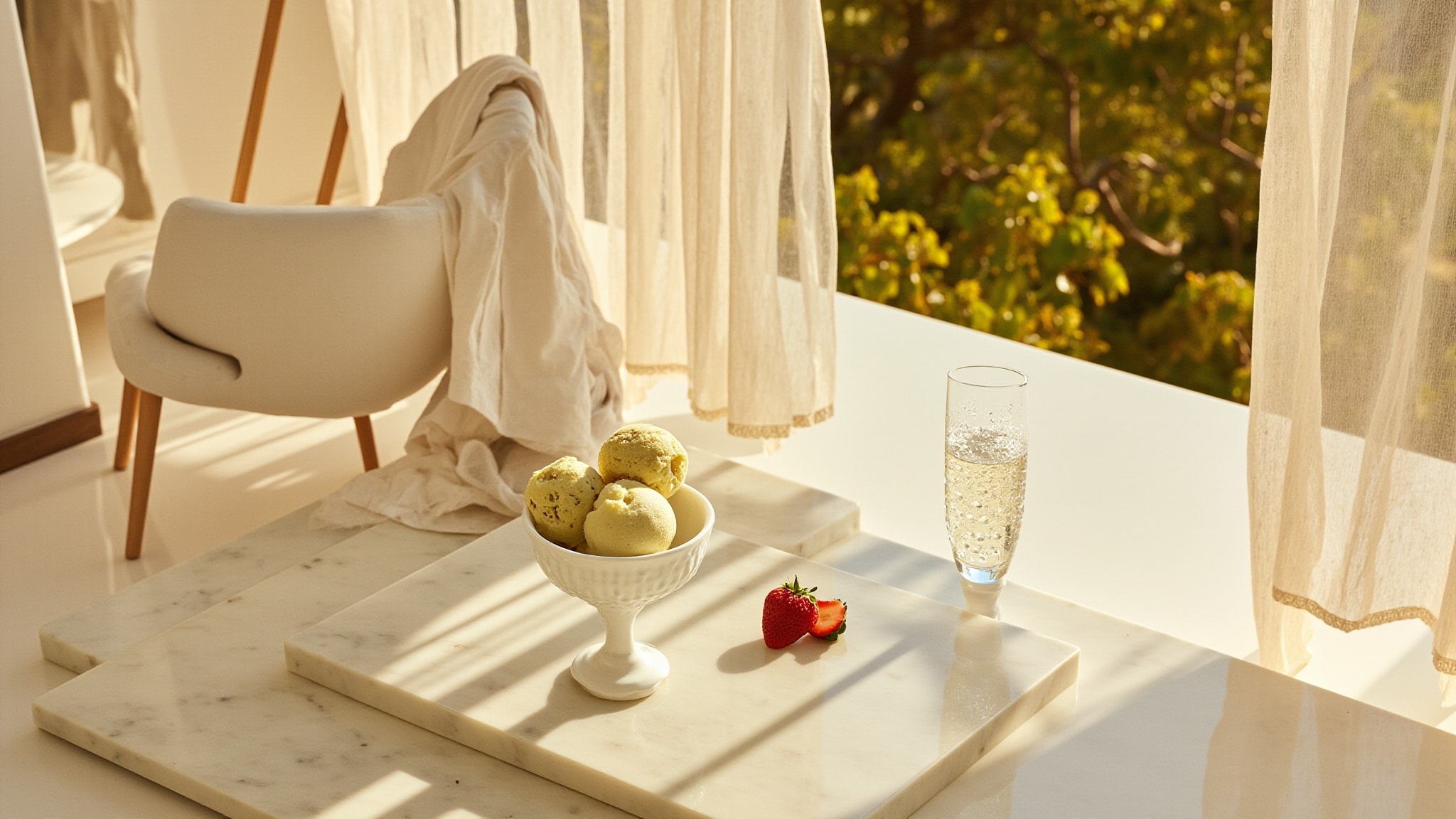 Yum | Pistachio Gelato 33 All Over Body Spray by Kayali Fragrances. Atmospheric mood