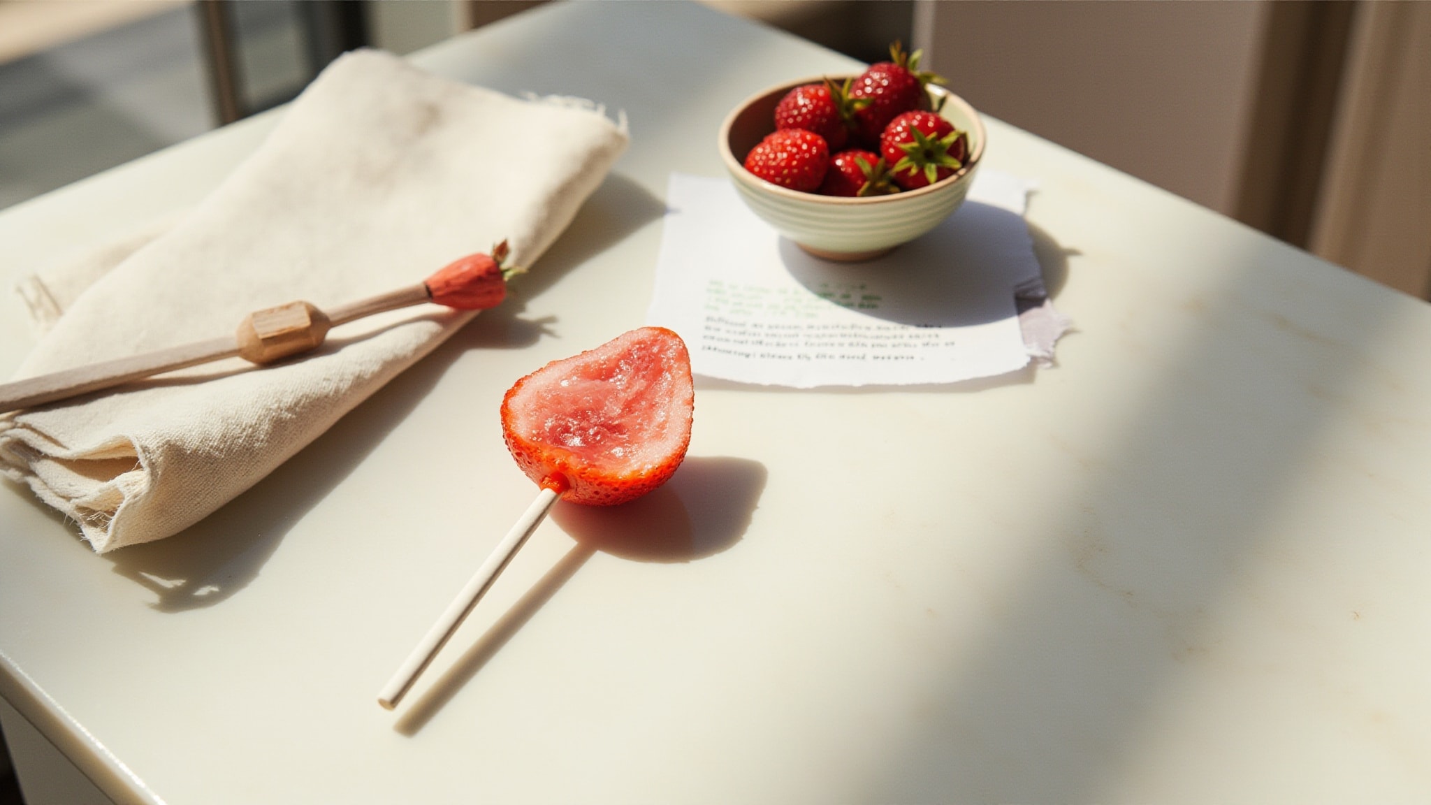 Fraise by Yves Rocher. Atmospheric mood