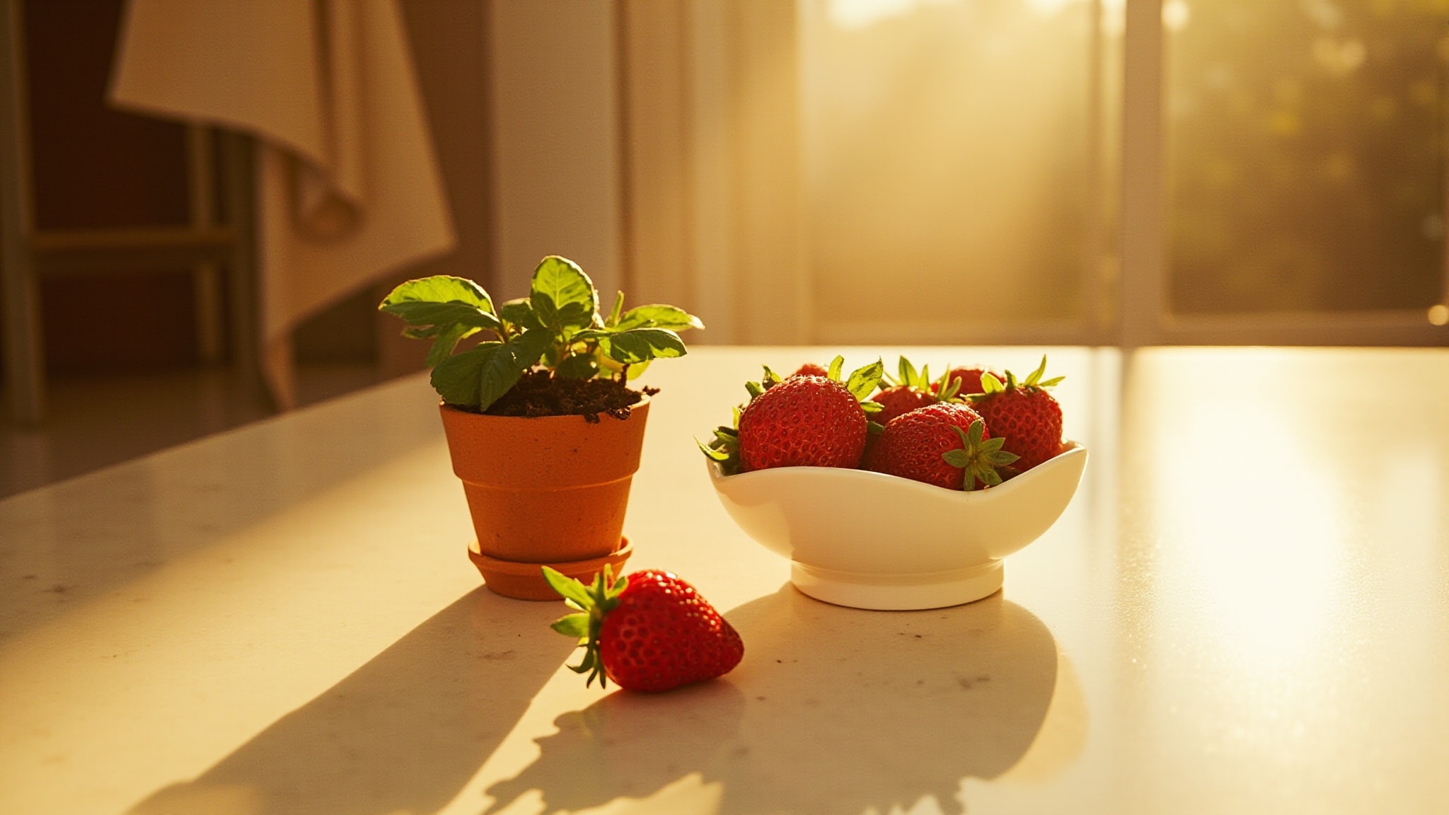 Fraise Mara des Bois by Yves Rocher. Atmospheric mood