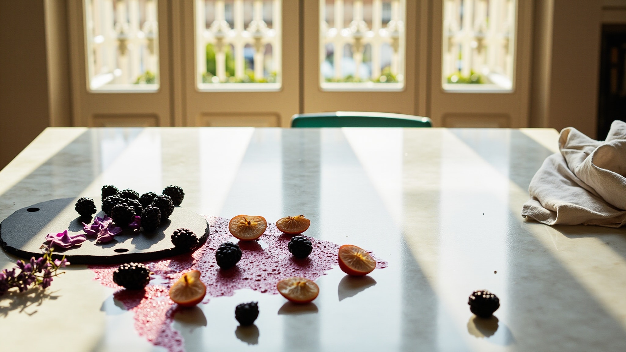 Fruits Noirs Blackberries by Yves Rocher. Atmospheric mood