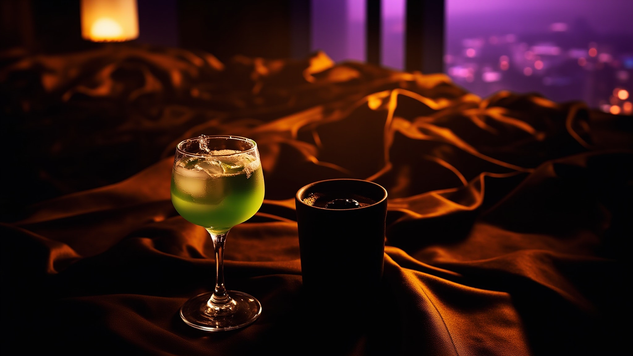 Black Opium Intense by Yves Saint Laurent. Atmospheric mood