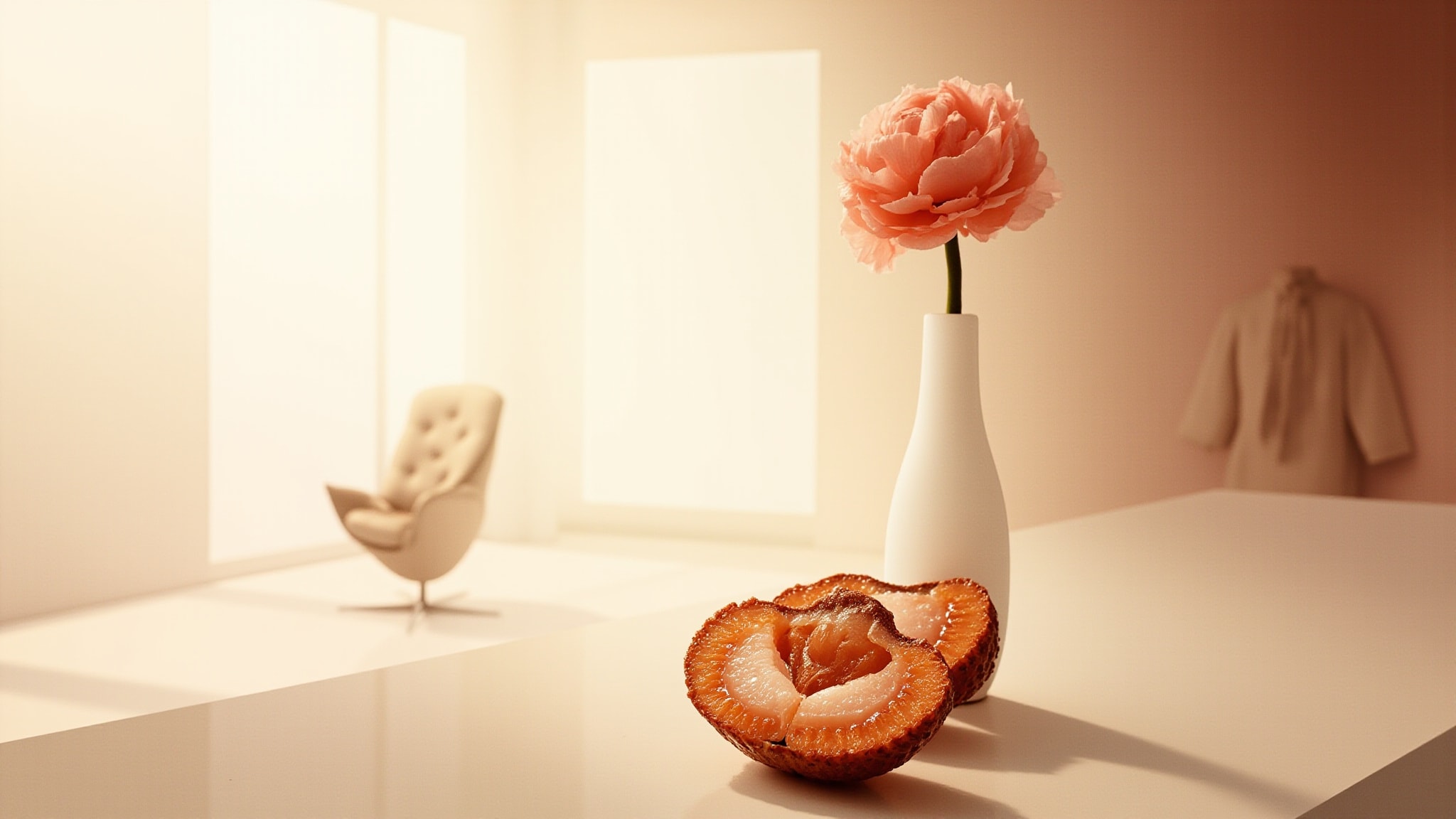 Coral Peony by Zara. Atmospheric mood