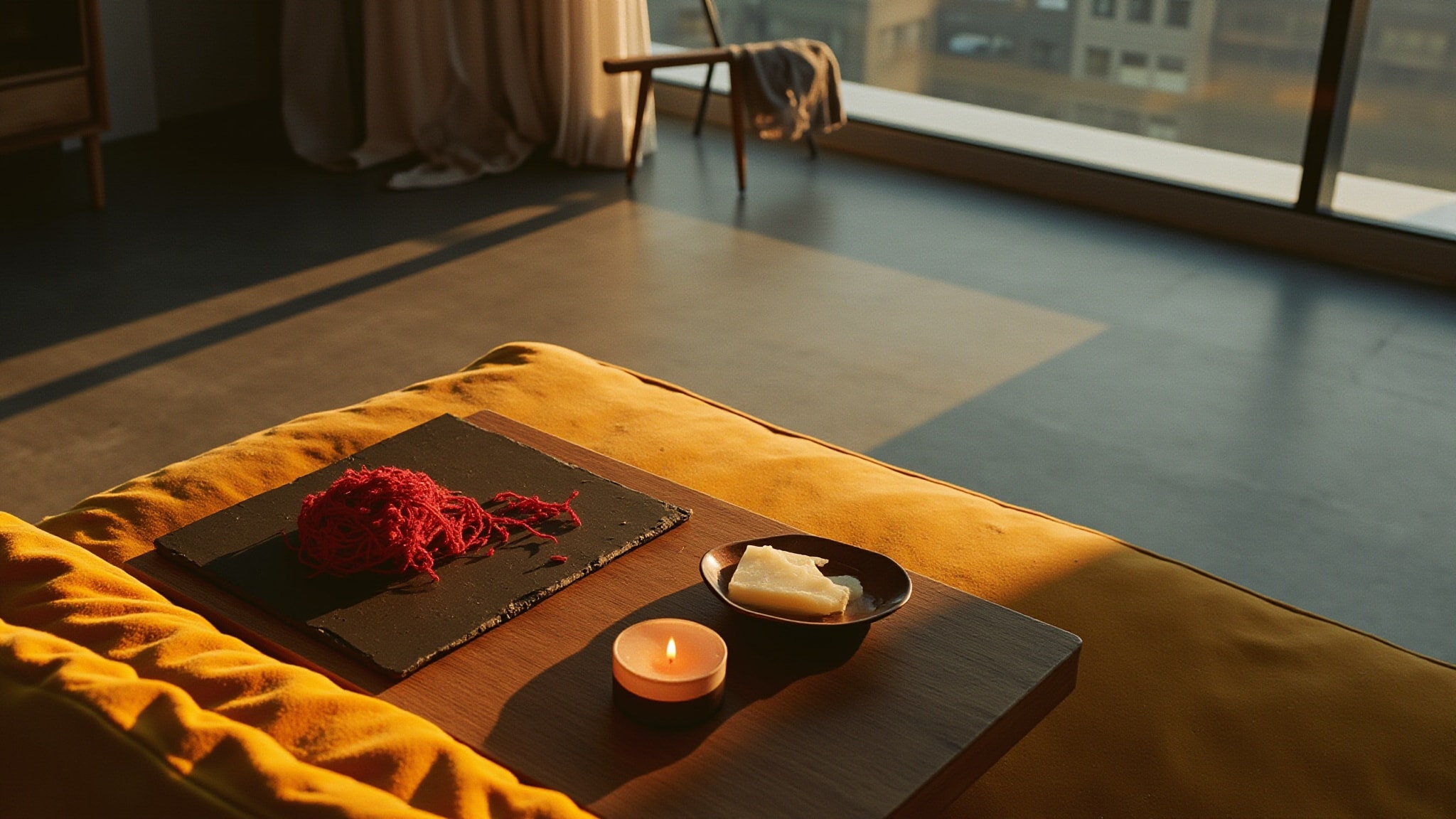 Golden Decade & Warm Saffron by Zara. Atmospheric mood