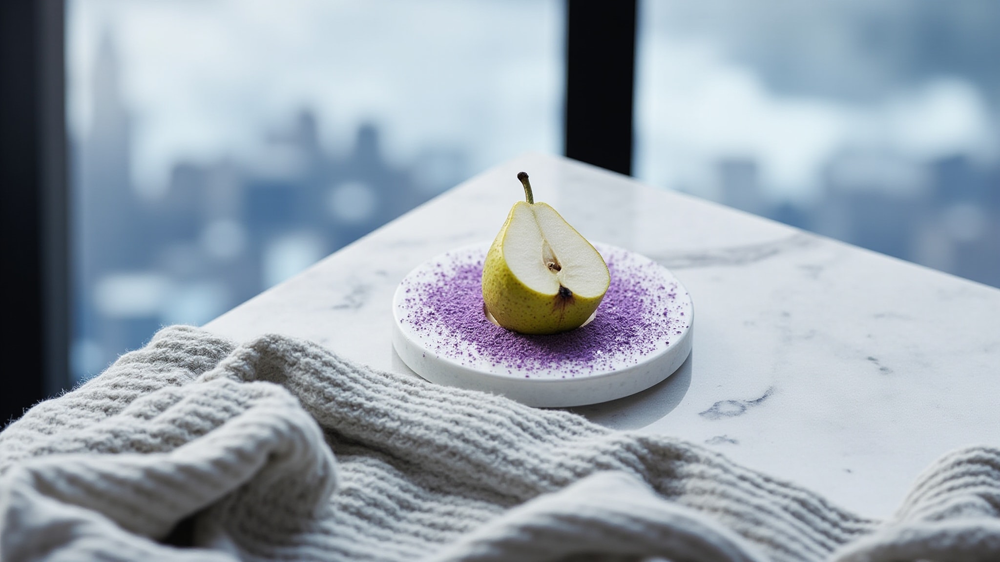 Pink Flambe Winter by Zara. Atmospheric mood