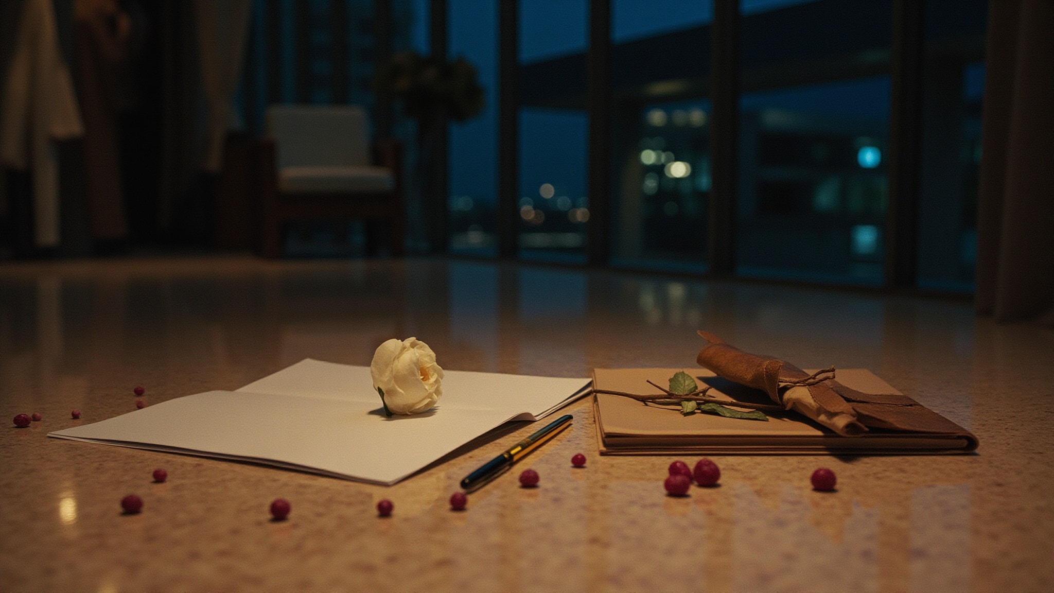 Roses Are White by Zimaya. Atmospheric mood